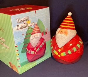 SAKURA WEIHNACHTSMANN HELLE WEIHNACHTEN KEKSDOSE - HANDBEMALT - TOP! - Bild 1 von 12