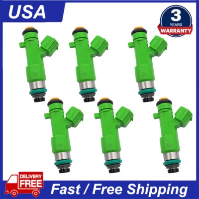 Set Of 6 Fuel Injector FJ1017 For 2011-2017 Nissan Quest & 2008-12 Infiniti Ex35 - Image 1 of 4