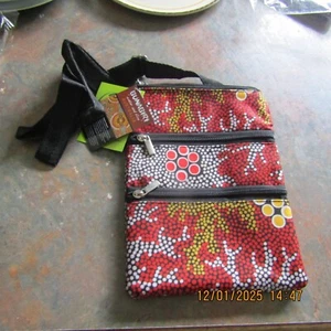 Unisex Shoulder Bag Bunabiri Water Fire by Hogarth Descendant of Kamilaroi Tribe - Picture 1 of 6