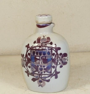 ROYAL COPENHAGEN Kari Christensen Fajance bottle with cork stopper # 171/2918 - Picture 1 of 4