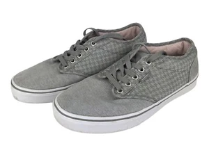 VANS Classic Para Mujer Talla 10 TB4R Gris Estampado Diente de Gallo, Rosa lunares Interior - Imagen 1 de 7