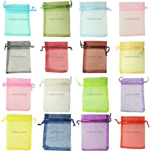 Bomboniera matrimonio premium 7x9 cm ORGANZA SACCHETTI REGALO | sacchetti | gioielli - Foto 1 di 21