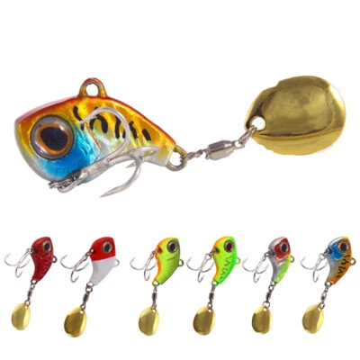 6 Stück Angelköder Lebensecht Glänzende Köder Kurbelköder Schwimmbait Tackle - Bild 1 von 2