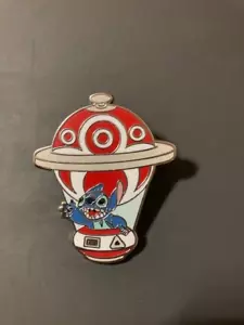 DISNEY LILO & STITCH HOT AIR BALLOON PIN - Picture 1 of 2