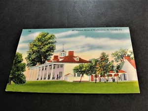 Mt. Vernon, Home of George Washington- Mt. Vernon, Virginia -Unposted Postcard. - Picture 1 of 2