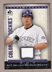 CAMISETA USADA JUEGO ESTRELLADO MATT HOLLIDAY 2008 SP LEGENDARIA CORTES DESTINO DESTINO - Imagen 1 de 1