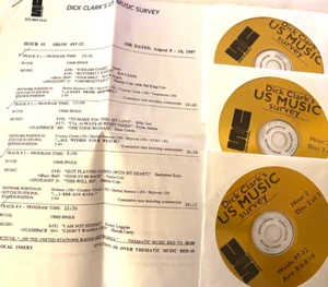 8/8/97 DICK CLARK US MUSIC SURVEY NATALIE COLE SPOTLIGHT/5 HITS/INTERVIEWS - Picture 1 of 3