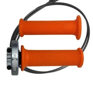 Accossato Titanio quick throttle control grips orange Yamaha YZF R6 2017-2019 - Picture 1 of 7