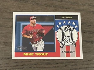 2025 Topps Heritage 1976 Player Icons Mike Trout #76PI-12 Los Angeles Angels - Imagen 1 de 2