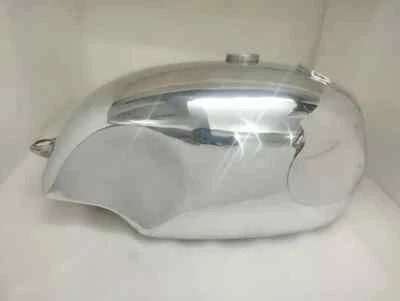 YAMAHA SR400 SR500 ACERO CROMADO TANQUE DE COMBUSTIBLE PERTOL CON TAPA |Apto para Foto 1 de 4