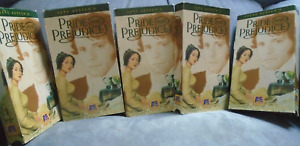 Lot of 5 VHS Classic Movies Pride and Prejudice Series SLIP SLEEVE 4 IS MISSING
