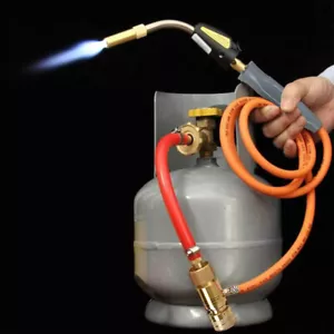 Torch propane,Propane/Mapp Gas Torch with 1.5M Hose For Welding HVAC Brazing BBQ - Picture 1 of 10