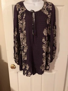 FREE PEOPLE ROMPER S/P RAYON EUC - Picture 1 of 10