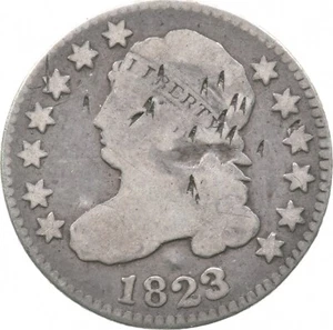 1823 Capped Bust Dime *9333 - Picture 1 of 3