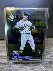 2024 Topps Chrome Lids x Mitchell & Ness Zack Gelof Oakland Athletics 🔥🔥 - Picture 1 of 2
