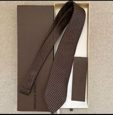 LOUIS VUITTON  tie, Damier necktie/brown/Beautiful