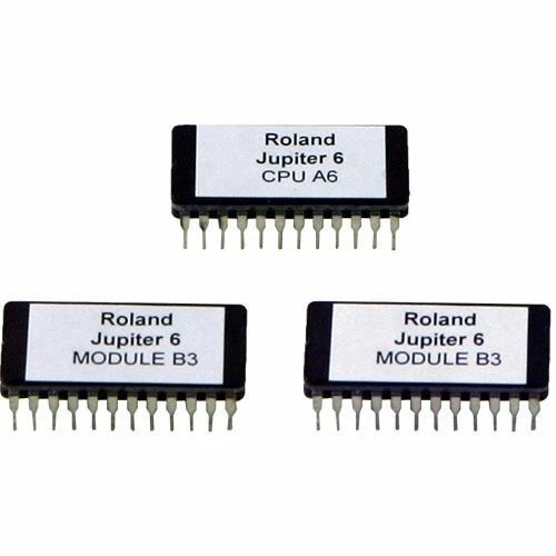Roland Jupiter 6 CPU A6 Und 2X Modul B3 EPROM Upgrade Update MIDI Jupiter6 ROM - Bild 1 von 1