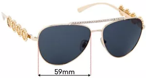Lentes de repuesto para gafas de sol SFx se adaptan a Versace VE 2219-B - 59 mm de ancho - Imagen 1 de 30