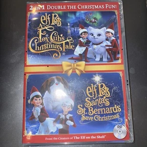 Elf Pets 2 in 1 DVD-A Fox Cub's Christmas Tale & Santa's St. Bernards Save... - Picture 1 of 2