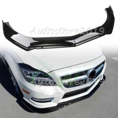 For Benz CLS450 CLS53 AMG Glossy Front Bumper Lip Spoiler Splitter Kit Foto 1 de 4