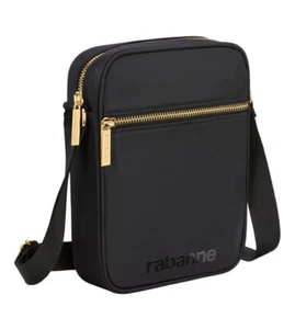 Paco Rabanne Black Crossbody Pouch Million Gold For Him Promo Bag Brand New - Picture 1 of 3