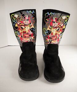 Ed Hardy Black Boots for Women for sale | eBay