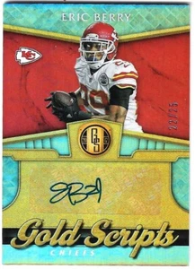 2017 Panini Gold Standard Gold Scripts Platinum #19 Eric Berry 22/25 - Bild 1 von 1
