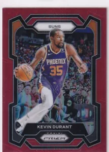 Panini 2023-24 Prizm NBA Basketball No. 5 Kevin Durant 249/299 Red Prizm - Bild 1 von 2