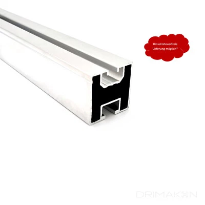 DRIMAKON Solarprofil 40x40 PV-Montageschiene Aluprofil 1250 mm PV-Schiene Balkonkraftwerk