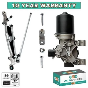 FRONT WINDSCREEN WIPER MOTOR & LINKAGE RHD FOR RENAULT CLIO MK4 2013>> ONWARDS - Picture 1 of 12