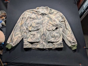 Vintage XL Mossy Oak Jacket USA Made Camouflage Cotton - Picture 1 of 7