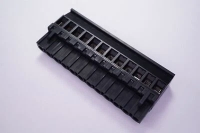 1792498 Phoenix PCD Terminal Block Plug 12 Pos 1 Level Vert Female 5.08mm Black - Image 1 of 4