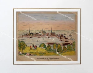 Stralsund Hansestadt Mecklenburg Pommern Sanne Stettin Ostsee Vedute Panorama - Picture 1 of 2