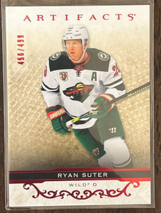 2021-22 Upper Deck Artifacts Ryan Suter Ruby Red Parallel /499 #80 SP