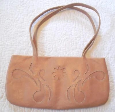 Bolso de mano CHRISTOPHER KON de cuero tostado claro - COMO NUEVO Foto 1 de 4