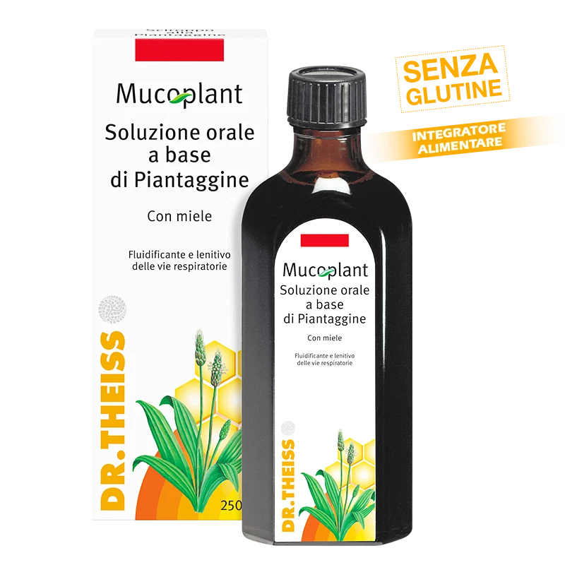 NATURWAREN ITALIA SRL Dr. Theiss Soluzione Orale a Base di Piantaggine Fluidificante e Lenitivo 250ml