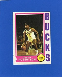 1974-75 Topps, Oscar Robertson # 55, Milwaukee Bucks - Bild 1 von 2