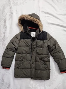 Members Mark Cozy Puffer Coat Jacket Full-Zip Size 7 Boys - Picture 1 of 13