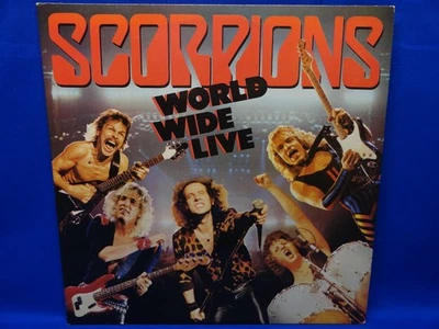 ORIGINAL 1985 SCORPIONS WORLD WIDE LIVE GATEFOLD DOUBLE VINYL 2XLP Foto 1 de 4