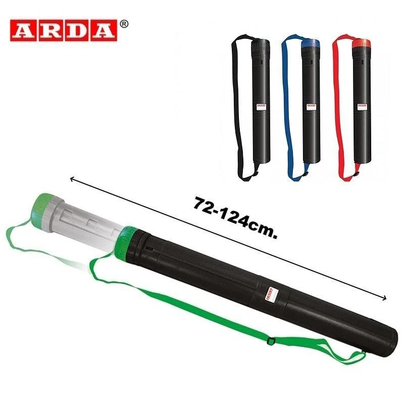 Arda Tubo Portadisegni Plastica Estensibile 72-124cm Ø 70mm Colori Assortiti - Immagine 1 di 1