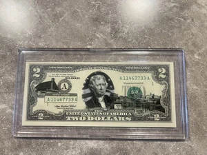 $2 U.S. Federal Reserve Bank Note 2003 A /  Delware Statehood / Colorized - Picture 1 of 9