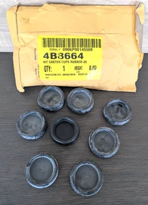 Sleep Number (8) Round Rubber Bed/Furniture Leg Non Slip Anti Slide Caster Cups - Picture 1 of 7