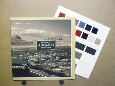 Cadillac Eldorado 1998 folleto de ventas de 22 páginas con inserto de viruta de pintura de color Foto 1 de 4