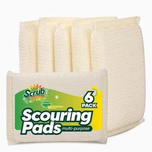 6 Scrub Sponges Kitchen by SCRUBIT, Multi-Purpose Scouring Pads, Non-Scratch ... - Bild 1 von 7