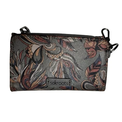 Cartera delgada Sakroots Encino gris arte por una causa Foto 1 de 4