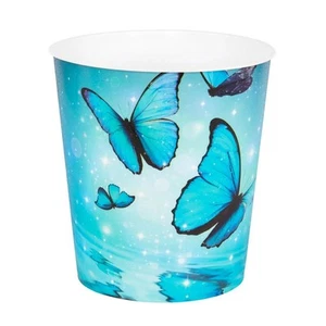 Idena Papierkorb, Schmetterling Motiv, 9 Liter, Kunststoff - Bild 1 von 3