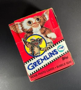 GREMLINS (1984) Topps EMPTY Display Box - No Packs, No Cards, No Foolin'! - Picture 1 of 8