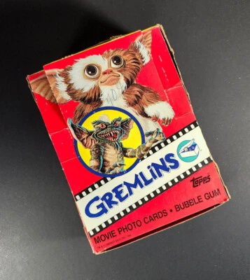 GREMLINS (1984) Topps EMPTY Display Box - No Packs, No Cards, No Foolin'! - Image 1 of 4