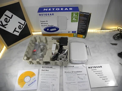 Netgear Super Wireless ADSL Modem Router DG834GT UK SELLER FREE P&P  #BOX77 - Image 1 of 3