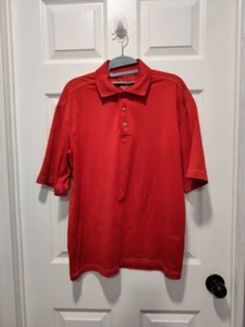 PEBBLE BEACH PERFORMANCE Red Short Sleeve Golf Polo Shirt Size Small EUC - Picture 1 of 6